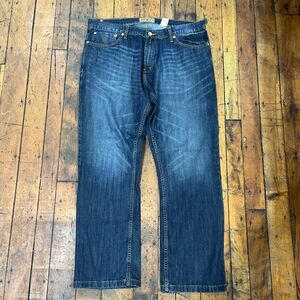 Rocawear Denim‎ Wide Leg Jeans Men's 38x32 Dark Blue